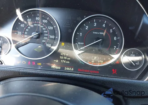 2013 BMW 328I xDrive из США, поврежденный, VIN WBA3B3C50DF535877